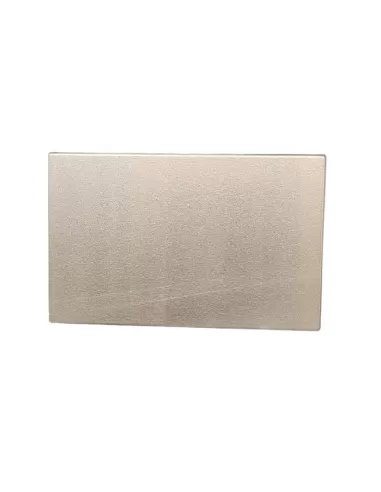 Placa ciega Vimar 08660 para Serie 503 8000 en aluminio con cierre dorado